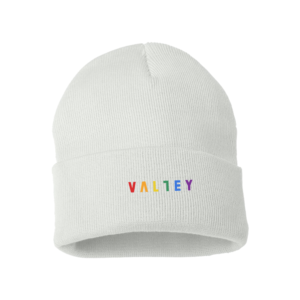 valley-logo-rainbow-color-white-pride-beanie
